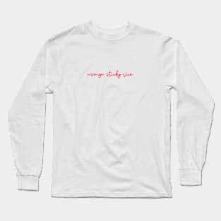 mango sticky rice - Thai red - Flag color Long Sleeve T-Shirt